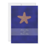 Beach wedding elegant party theme announcement