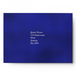 Beach wedding envelope template Customize
