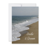 Beach Wedding Flat Note Cards Personalized Invitations