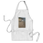 Beach Wedding Footprints Aprons