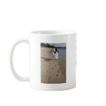 Beach Wedding Footprints Mug
