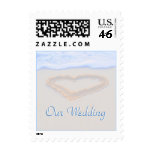 Beach Wedding Heart in Sand stamps
