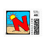 monogram stamps, wedding, beach wedding, summer