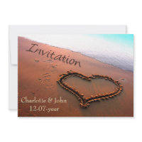 beach wedding invites by mgdezigns