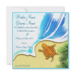 beach wedding invitation