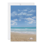 Beach Wedding Custom Announcement