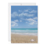 Beach Wedding Custom Announcement