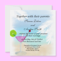 Beach Wedding invitations