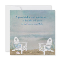 Beach Wedding Personalized Invitation