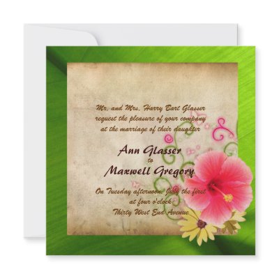 Beach Wedding Invitation by prisarts