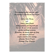 Beach Wedding Invitation invitations