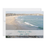 Beach Wedding Invitation 5x7