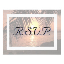 Beach Wedding Invitation R.S.V.P. invitations