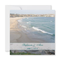 Beach Wedding Invitation Square