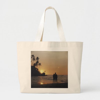 Beach Wedding Invitation Tote Bag