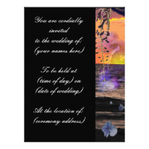 Beach Wedding Invitations