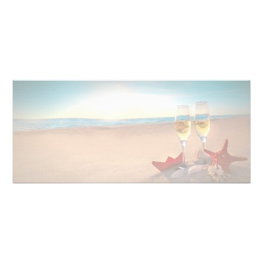 beach wedding invitations - boarding pass tickets
