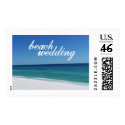 Beach Wedding Large Postage postage by twoheartsshoppe Beach Wedding Large Postage postage