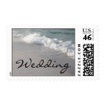 Beach Wedding Ocean Waves and Sand Stamp