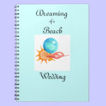Beach Wedding Planner notebooks