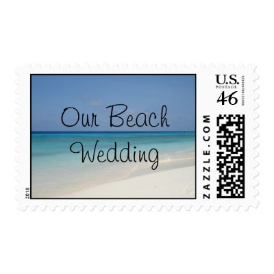 Beach Wedding Postage