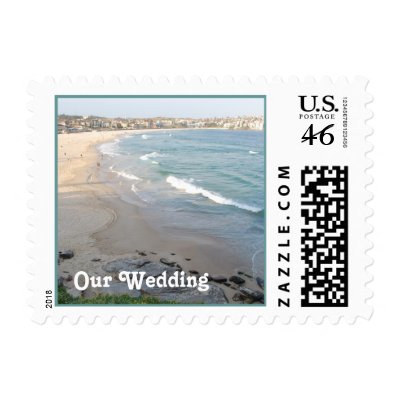 Beach Wedding Postage