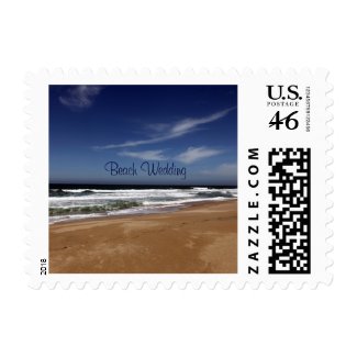 Beach Wedding stamp