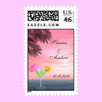 Beach Wedding postage
