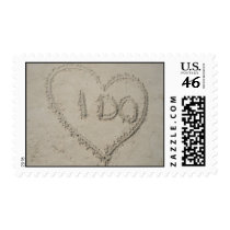 beach wedding postage : I DO! postage by thekaje beach wedding postage : I DO! postage