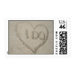 beach wedding postage : I DO!