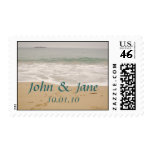 Beach Wedding Postage Stamp