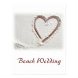 Beach Wedding Postcards