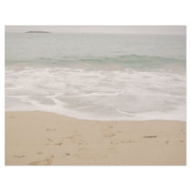 Beach Wedding Program Cover Only Sandy Beach Letterhead Design