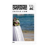 Beach Wedding Reception Postage Stamp