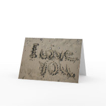 Beach Wedding Sand Cards