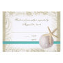 Beach Wedding Sand Dollar and Starfish Custom Invites