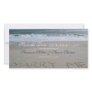 Beach Wedding Save the Date Announcement Photo Greeting Card