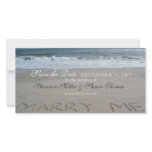 Beach Wedding Save the Date Announcement photo cards