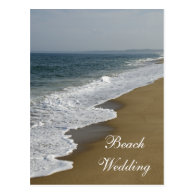 Beach Wedding Save the Date Announcement Postcard
