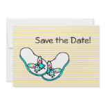 Beach Wedding Save the Date Card Personalized Invitation