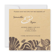 Beach Wedding -Save the date cards invitation