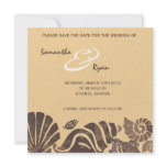 Beach Wedding -Save the date cards Custom Invitations