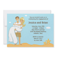 Beach Wedding Shower Invitation invitation
