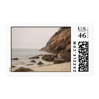 Beach Wedding Postal Stamp