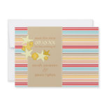 Beach Wedding Theme Save the Date Announcements