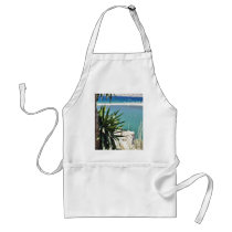 Beach With A Palm Tree In Albania In A Hot Summer aprons by lifesphere Beach With A Palm Tree In Albania In A Hot Summer aprons