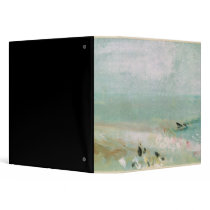 Beach with figures and a jetty. c.1830 binder