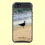 Beach with Seagull iphone5 tough case skinit case