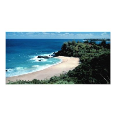 beach_with_trees personalized photo card by CreativeColours
