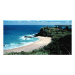 beach_with_trees personalized photo card